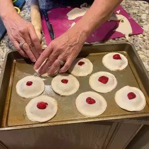cherry pie cookies