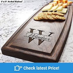 Personalized Engraved Charcuterie Cheese Board