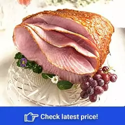 Honey Glazed Holiday Ham. 7.5 – 8.5 pounds. Serves 12 – 14.