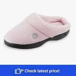 Isotoner Womens Indoor/Outdoor Slip On Clog with Comfort and Arch Support