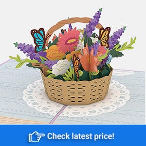  Lovepop Flower Basket Pop Up Card