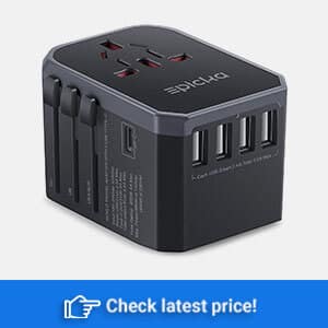 Universal Travel Adapter -travel gifts for seniors