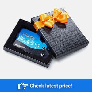Amazon.com $50 Gift Card in a Black Gift Box (Amazon Kindle Card Design)