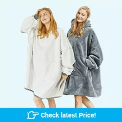 Wearable Sherpa Fleece Oversized TV-Blanket