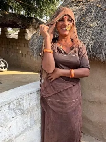 Tribal woman in Poshina