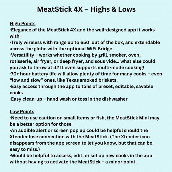 MeatStick 4X Takes Wireless Grilling Thermometers To The Next Level
