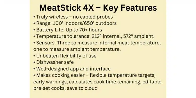 Product Review: The Meatstick 4X Wireless Meat Thermometer